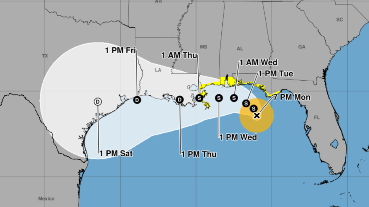 Tropical Storm Bertha south of Florida Panhandle – NBC 6 South Florida