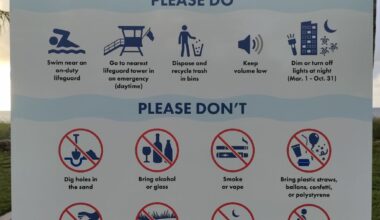 Better welcome signs for beachgoers