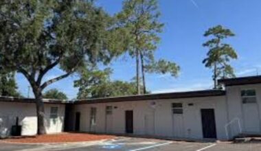 Exterior view of Mercy Oaks II affordable apartment community in Tampa, converted from a former commercial property.