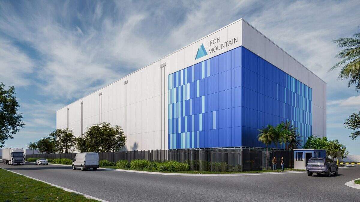 New Hampshire-based information management company Iron Mountain is bringing a 150,000 square-foot data center to the Westview neighborhood. The AI-powered facility is expected to bring 30 jobs to the area. This is a rendering of the exterior of the building. New Hampshire-based information management company Iron Mountain is bringing a 150,000 square-foot data center to the Westview neighborhood. The AI-powered facility is expected to bring 30 jobs to the area. This is a rendering of the exterior of the building.