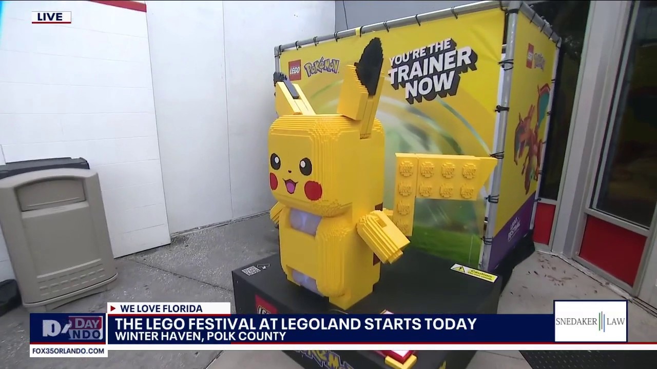 Lego Festival begins at Legoland Florida
