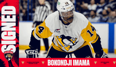 Florida Panthers Agree to Terms with Forward Bokondji Imama on a One-Year, Two-Way Contract