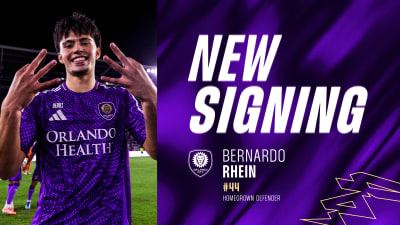 Orlando City SC signs Homegrown defender Bernardo Rhein to First Team contract