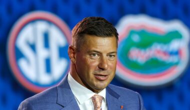 Jon Sumrall knew Florida's offensive line was a problem when he deadlifted more than them