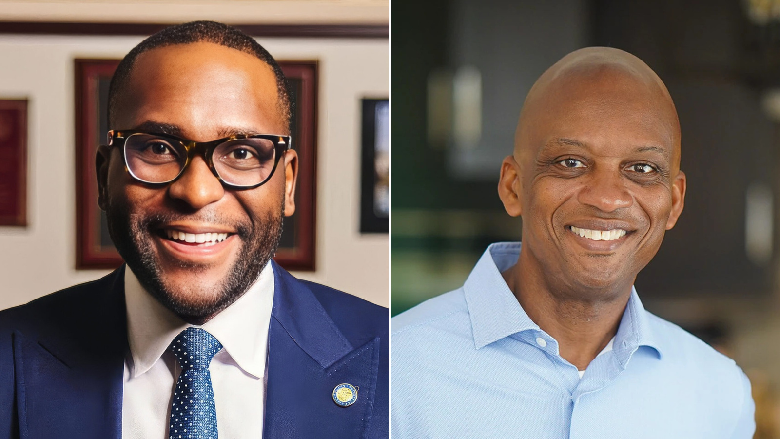 Poll shows two man race in CD 24 between Oliver Gilbert, Shevrin Jones