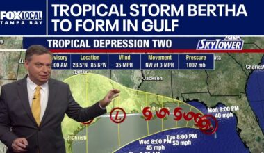 Tropical Storm Bertha expected to form in Gulf
