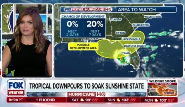 Tropical downpours target Florida with low chance of development this weekend | Latest Weather Clips