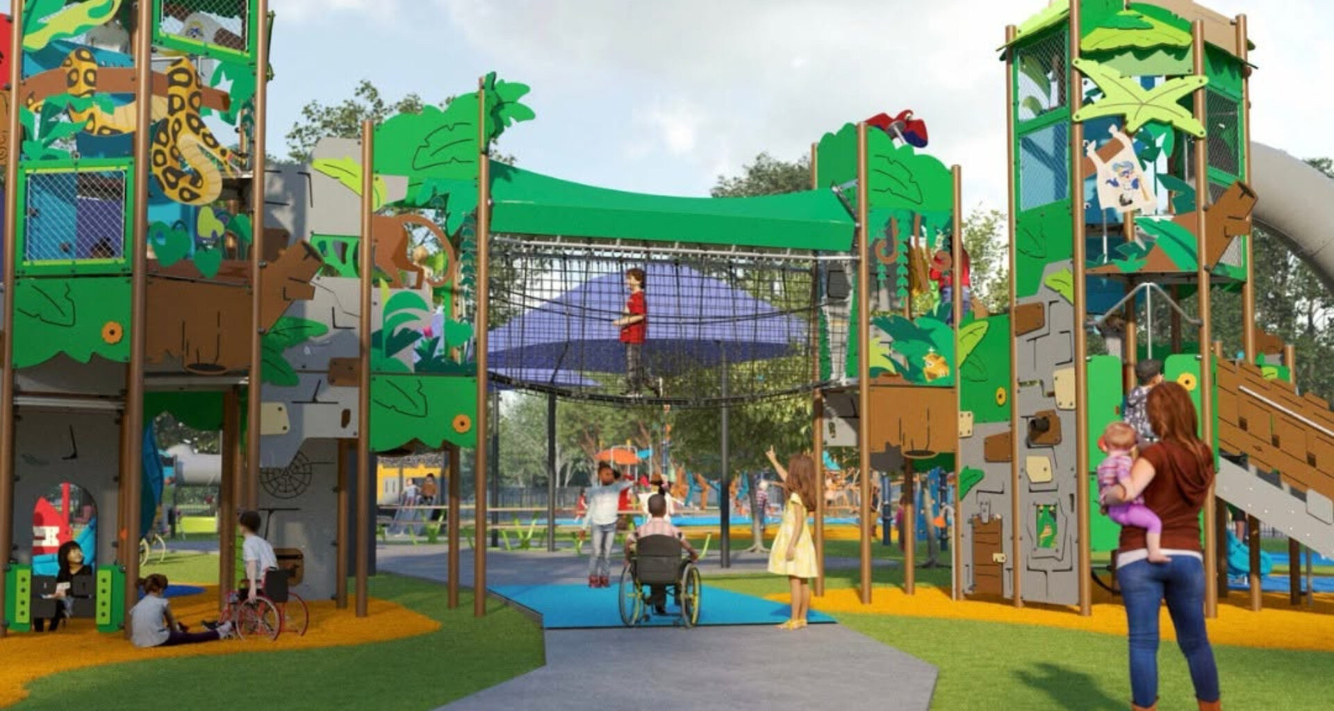 Largo Central Park set for massive new playground upgrades, including a ninja course