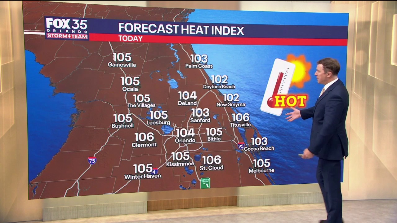 Orlando AM Weather Forecast: Hot day ahead for Central Florida