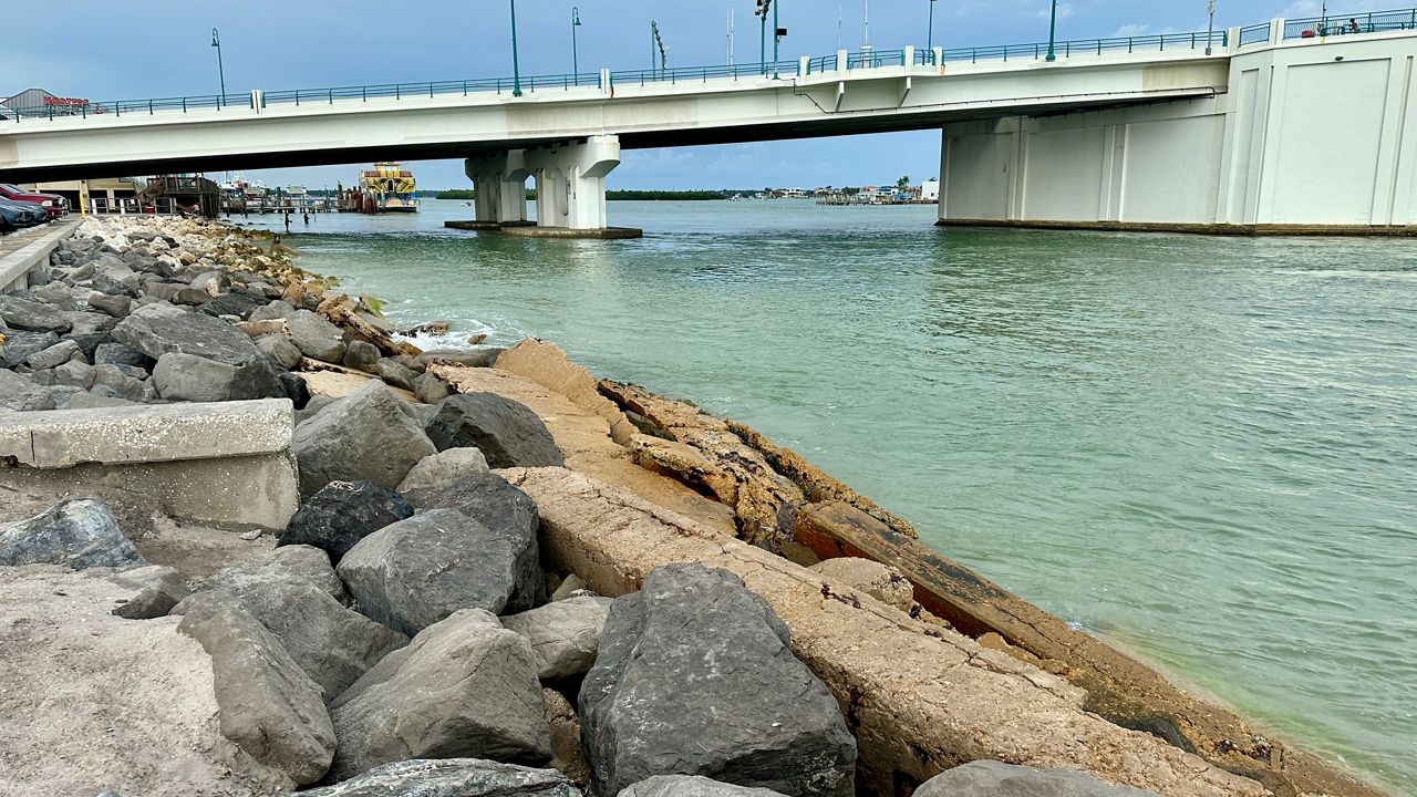 Madeira Beach worries sand is building up under John's Pass