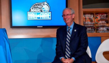 David Steele, Magic TV play-by-play announcer since 1998 and a member of the team's Hall of Fame,  has retired. (Photo courtesy of Orlando Magic)