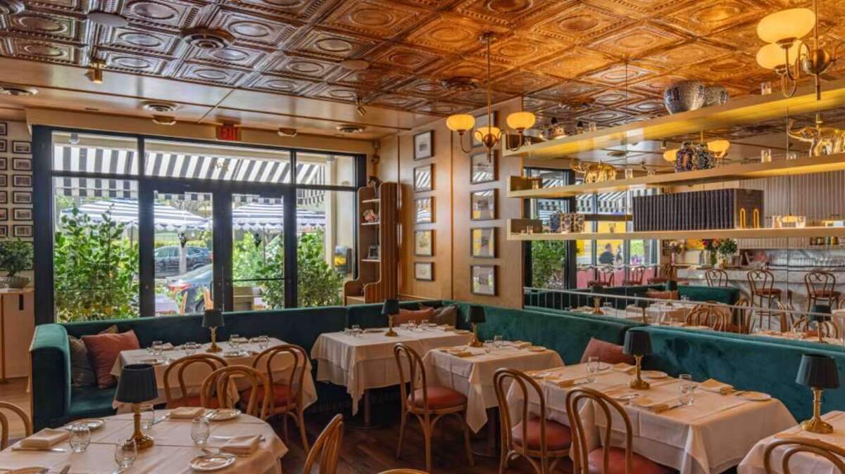 The main dining room of San Marco Italian restaurant in Miami Beach. The main dining room of San Marco Italian restaurant in Miami Beach.