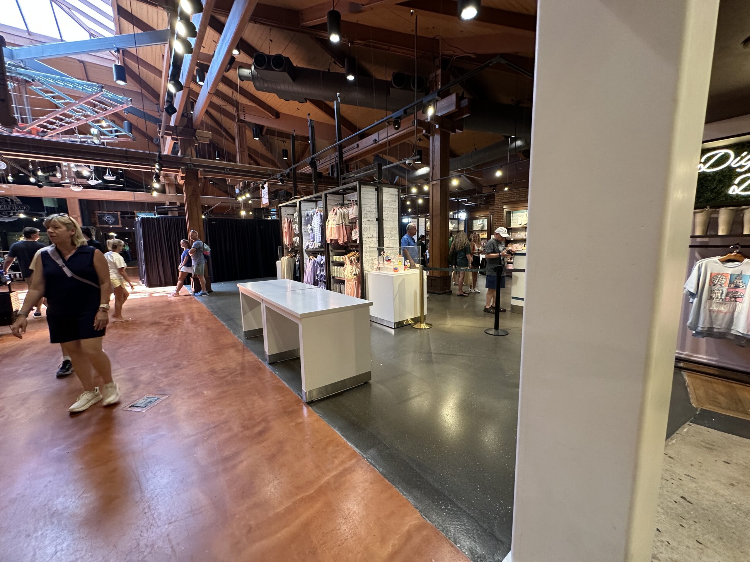The previously curtained-off area at Marketplace Co-Op has reopened, and it appears that there was a floor and painting refurbishment while it was closed. We noticed the changes during our visit today, July 9.