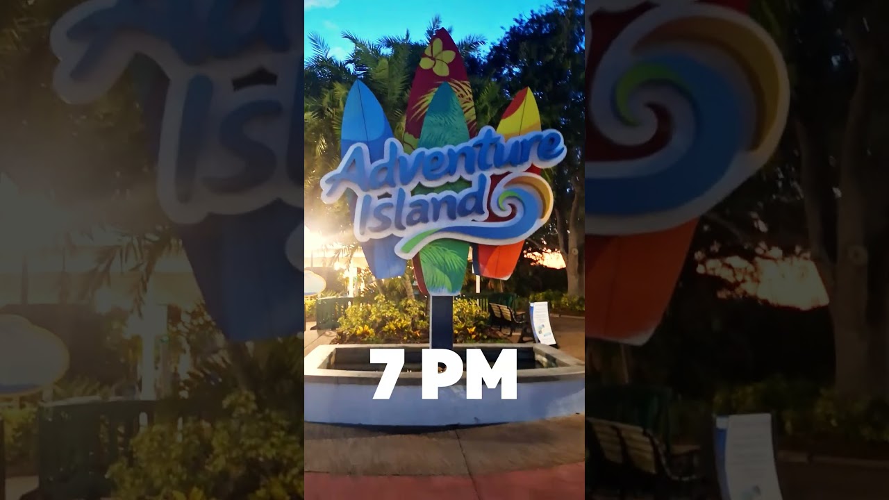 Aqua Glow is BACK at Adventure Island! Nighttime Water Park Party in Tampa!
