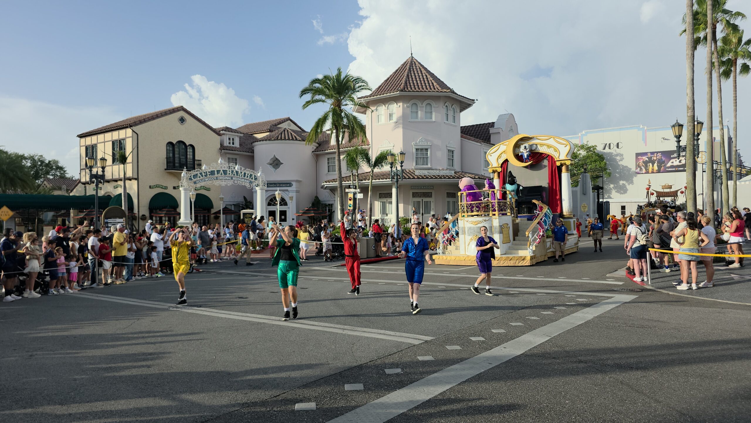 Universal Mega Movie Parade is back at Universal Studios Florida for 2026. The parade features classic Universal IPs like Jurassic Park and E.T. as well as newer franchises like Sing and Kung Fu Panda.
