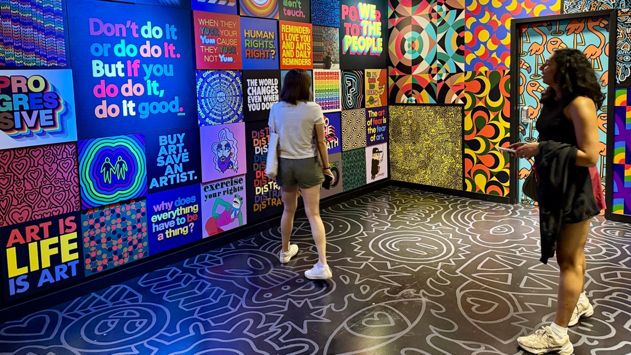 Chad Mize added his favorite styles in his FloridaRAMA room "Ramdomize." (Spectrum News/Virginia Johnson)