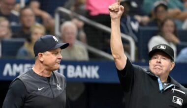 Yankees' Aaron Boone, Brad Ausmus ejected in review brouhaha