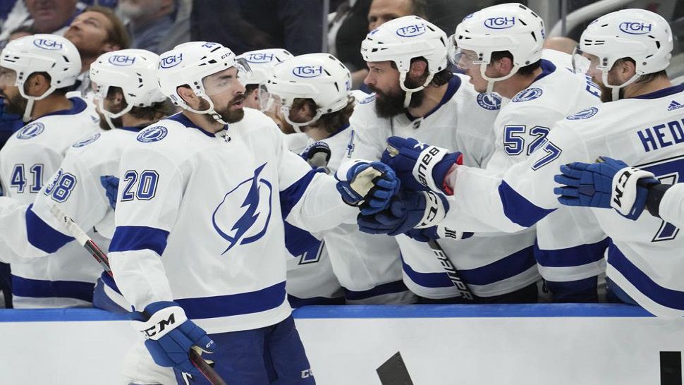 Nick Paul (20) has been traded from the Tampa Bay Lightning to the Toronto Maple Leafs. (AP File Image)