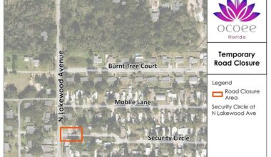 City of Ocoee extends construction work on North Lakewood Avenue