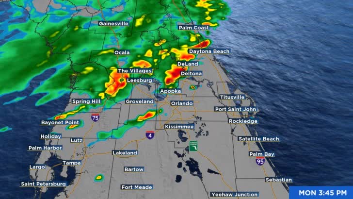 LIVE RADAR: Strong storms moving through Central Florida