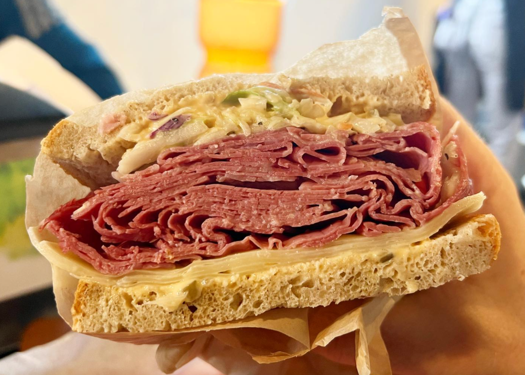 a pastrami sandwich