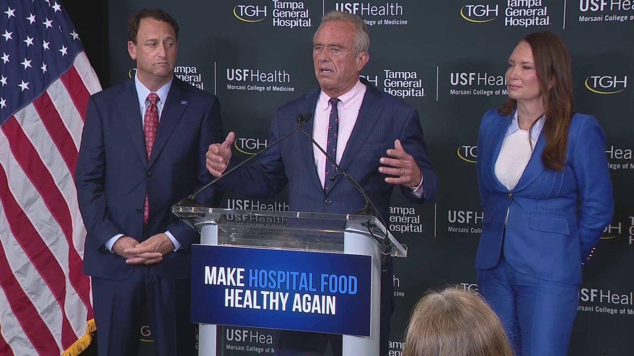 RFK Jr. in Tampa: TGH joins 'Make Hospital Food Healthier' pledge