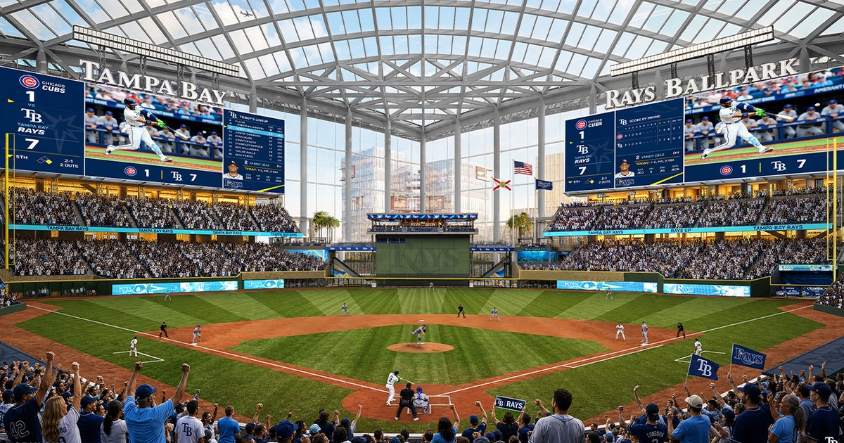 Tampa Bay Rays reveal first look inside proposed new stadium
