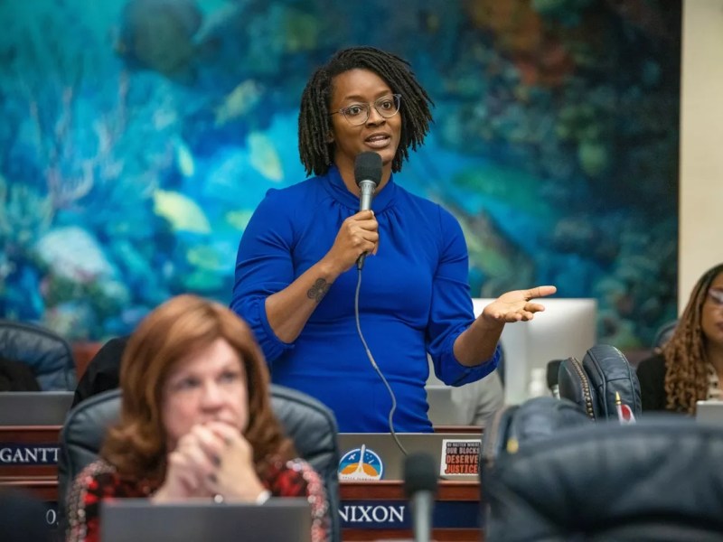 Florida State Rep. Angie Nixon will contest charges for protesting at DeSantis’ office