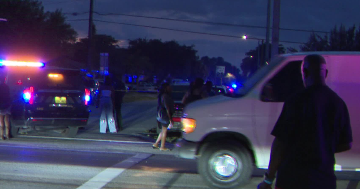 Deputies investigate a drive-by shooting in Broward, leaving a man dead