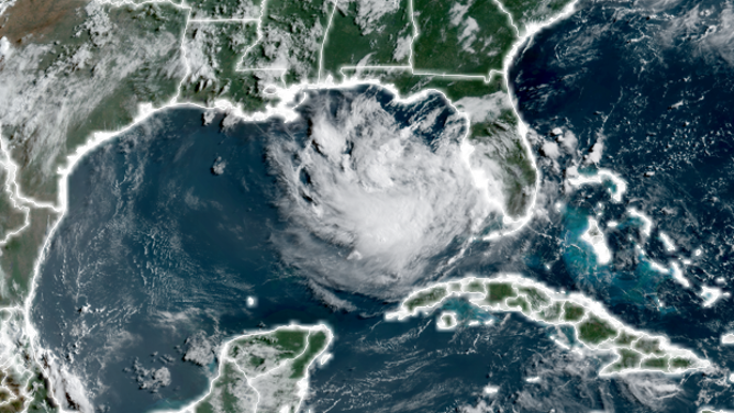 Invest 91L in the Gulf.