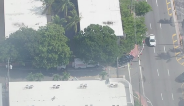 Miami-Dade transit bus hits building, causes gas leak, police say