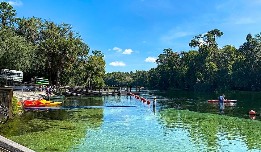 The Rainbow River near KP Hole Park in Dunnellon, Florida. Image credit: Joni Hanebutt / Shutterstock.com