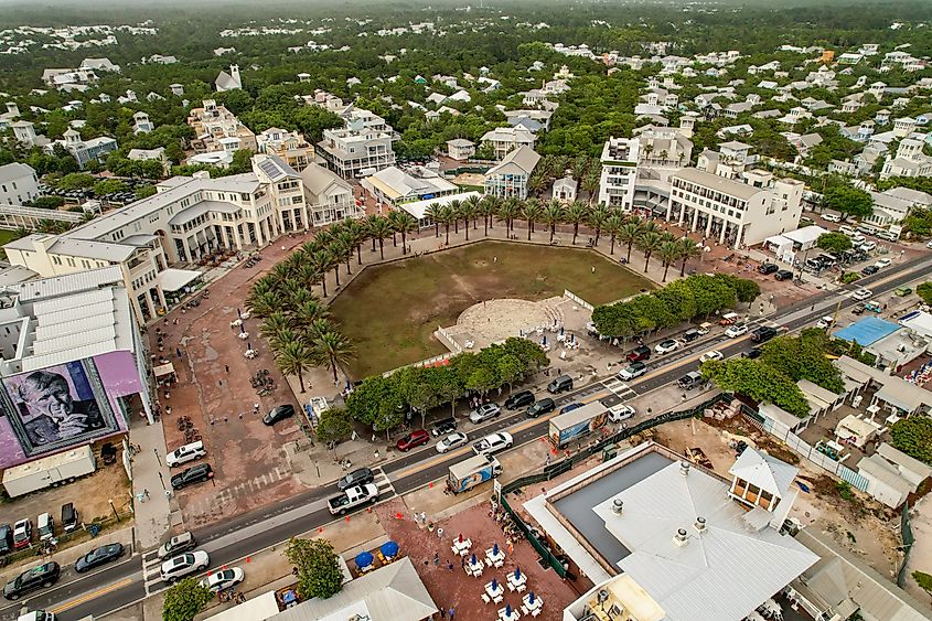 Downtown Seaside, Florida.