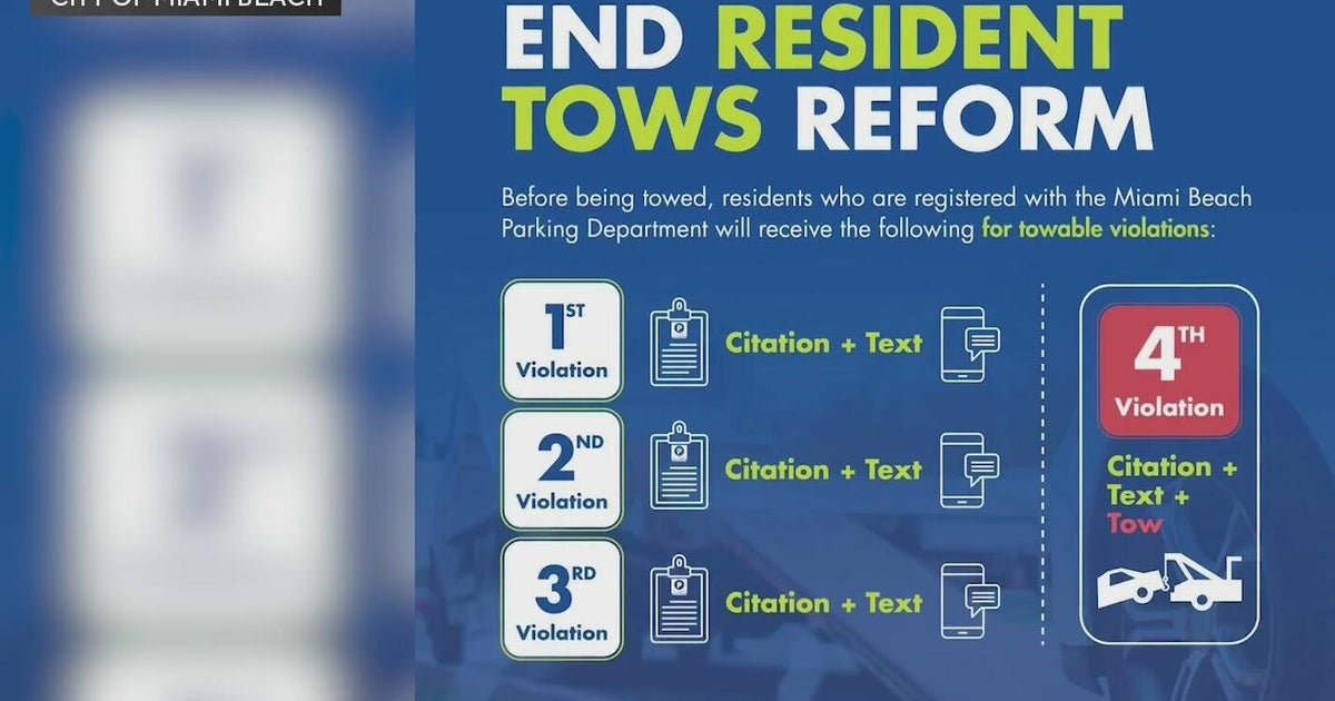 Miami Beach implements 3 strike system for residents to avoid getting towed for minor parking violations