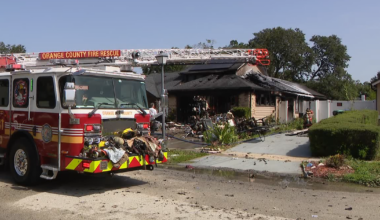 2 deputies taken to hospital after garage fire in Orange County, officials say