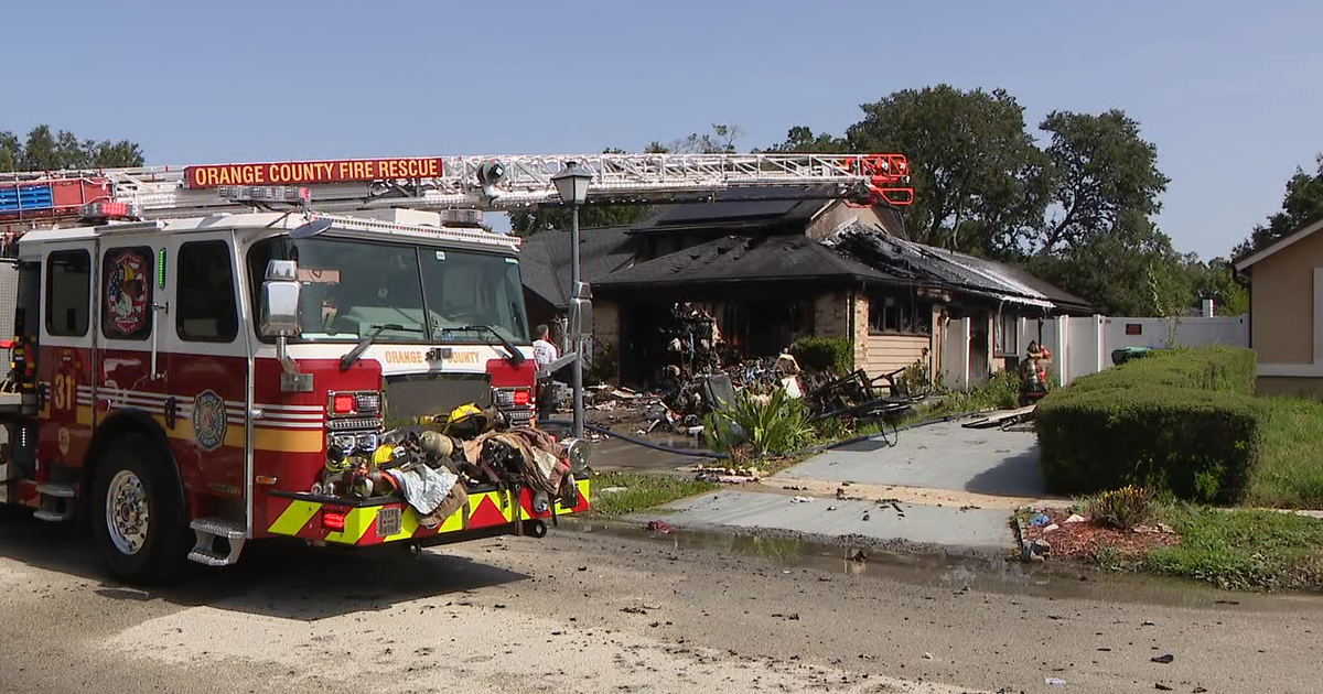 2 deputies taken to hospital after garage fire in Orange County, officials say