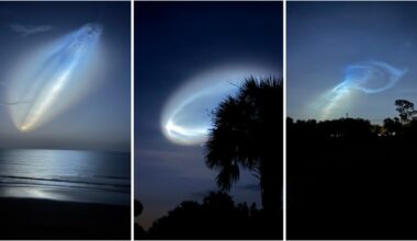 Photos: SpaceX launch stuns with 'space jellyfish' in Florida sky