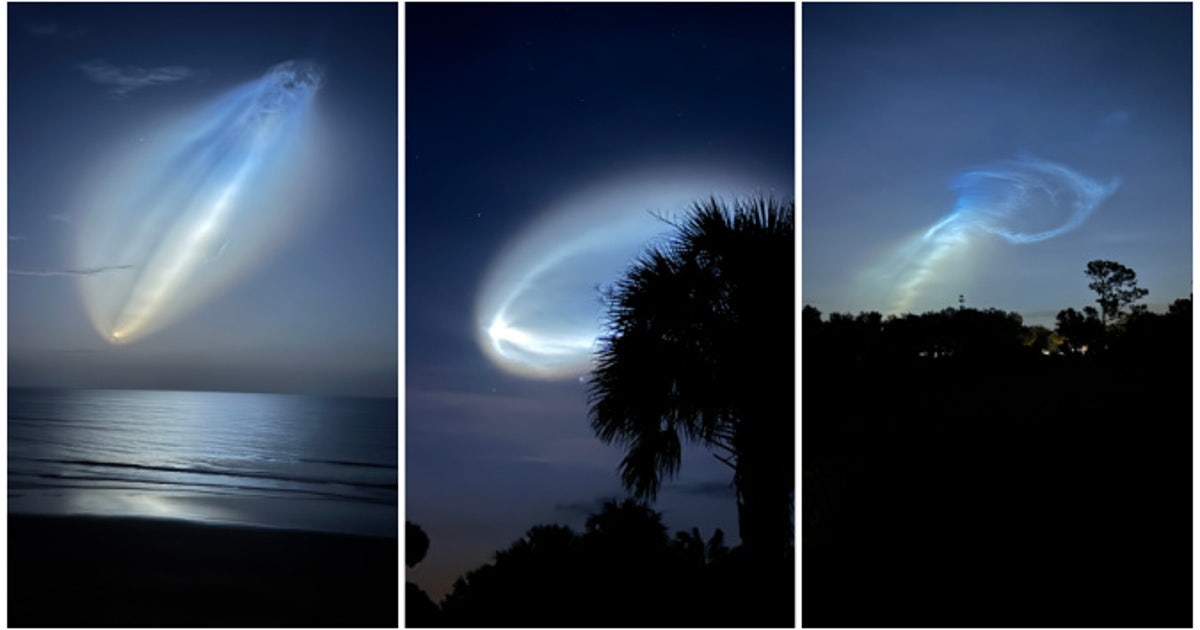 Photos: SpaceX launch stuns with 'space jellyfish' in Florida sky