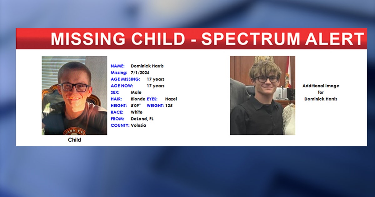 Florida Spectrum Alert: Authorities search for missing 17-year-old last seen in DeLand