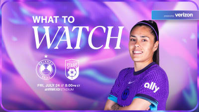 What to watch for, powered by Verizon, as the Orlando Pride host Chicago Stars FC
