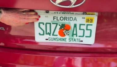 Pompano Beach woman surprised by racy license plate