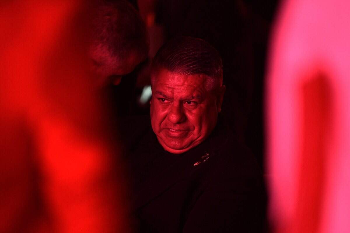 The president of the Argentine Football Association (AFA) Claudio Tapia at the FIFA Trophy World Tour ahead of the 2026 World Cup in the US, Canada and Mexico, in Buenos AIres, on February 19, 2026. (Photo by JUAN MABROMATA / AFP via Getty Images)