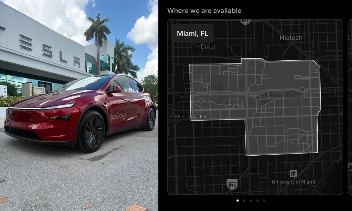 Tesla Launches Unsupervised Robotaxi Rides in Miami