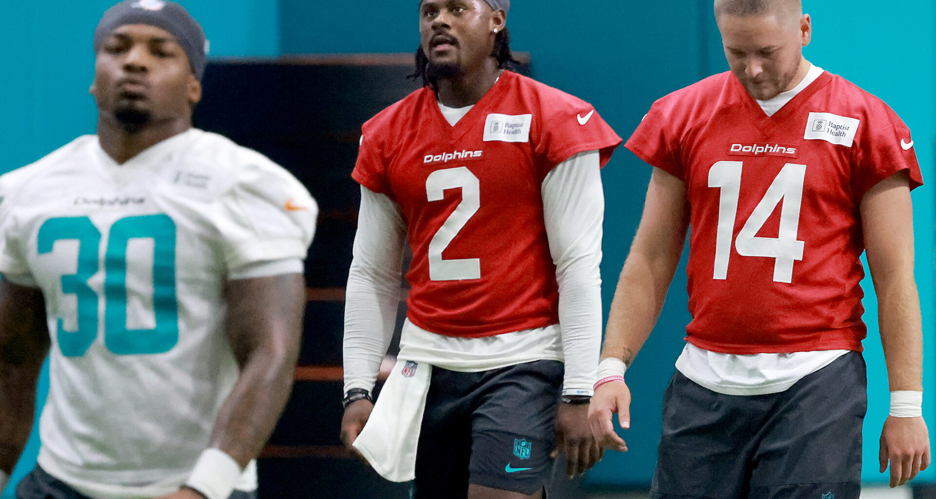 Dolphins QB Malik Willis has rough day at training camp