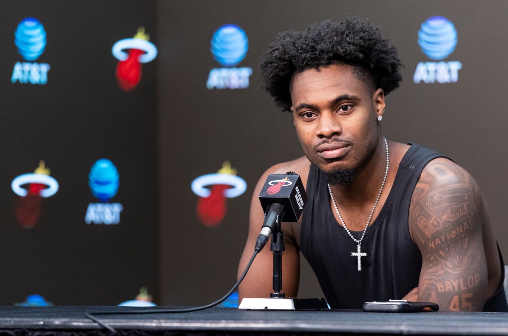 Miami Heat's Davion Mitchell seeks Giannis bond in Greece