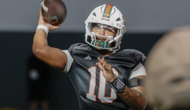Darian Mensah among seven Miami Hurricanes to earn Preseason All-ACC honors