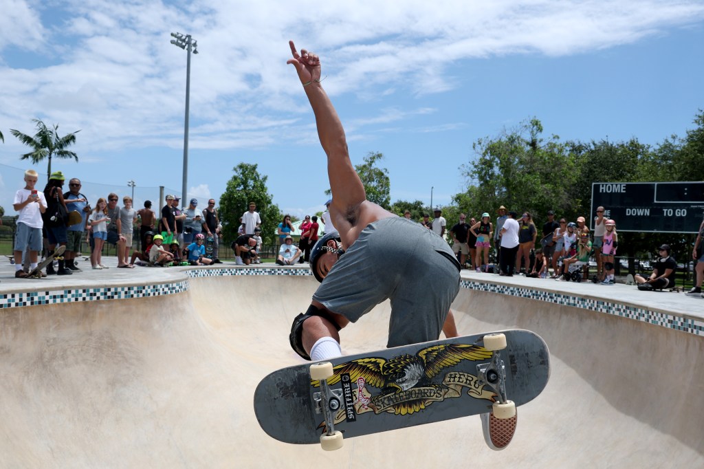 Gallery: Pompano Beach opens new custom skatepark with pro demo