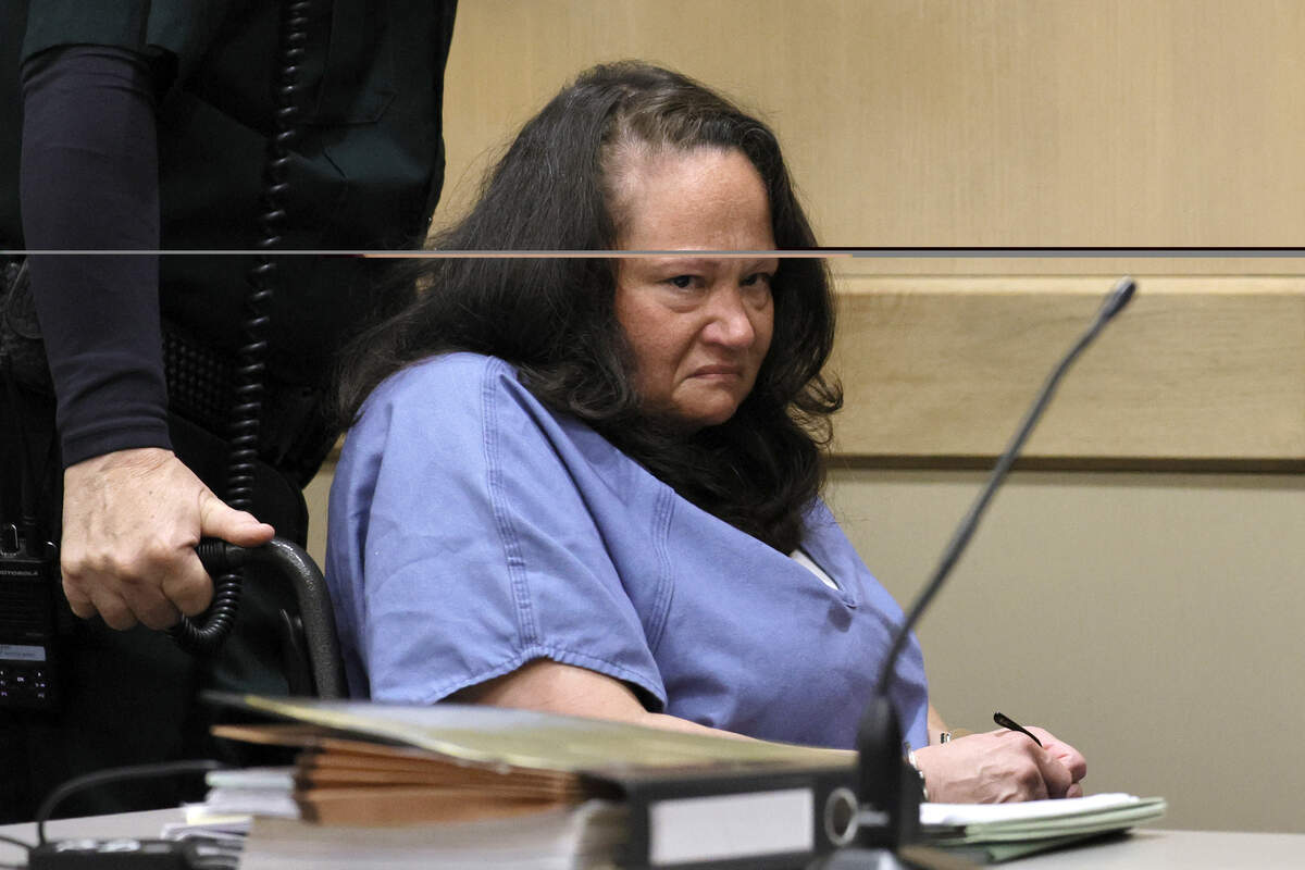 Sunshine Perez is wheeled to the defense table during her sentencing hearing at the Broward County Courthouse in Fort Lauderdale on Friday, July 24, 2026.
