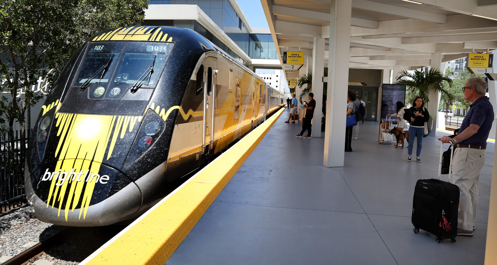 Woman hospitalized in car, Brightline crash in Fort Lauderdale