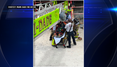 1 hospitalized after medical emergency at construction site in North Bay Village - WSVN 7News | Miami News, Weather, Sports